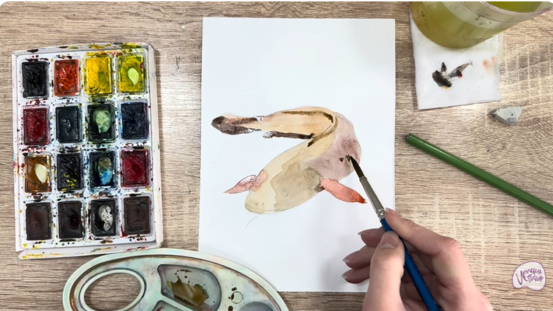 Рисуем Налим