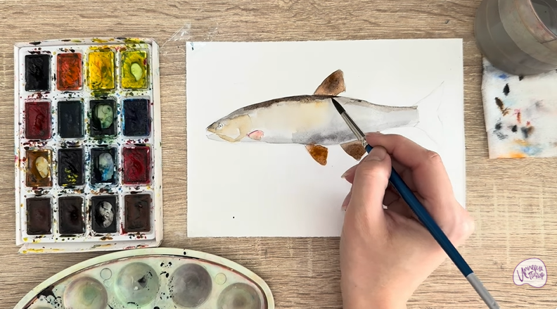 Рисуем Голавль