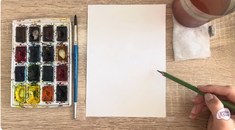 Рисуем Розовая смолёвка