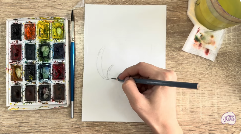 Рисуем Вешенки