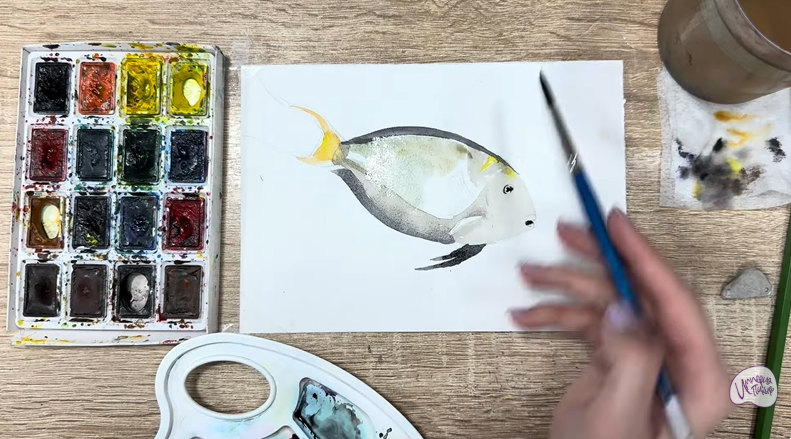 Рисуем Рыба-хирург