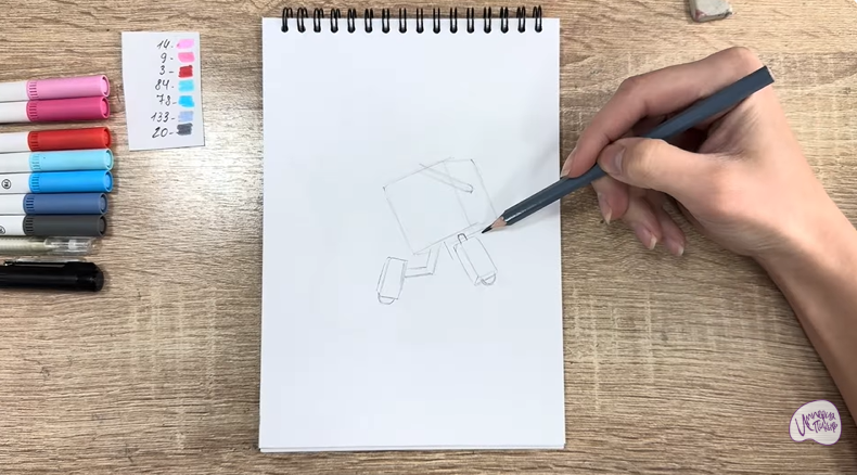 Рисуем Тяга из "Живой гараж"