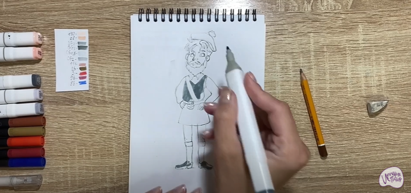 Рисуем Шотландец