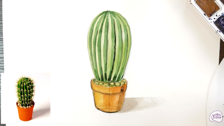 Рисуем Кактус