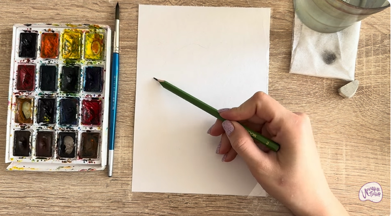 Рисуем Рыба петушок