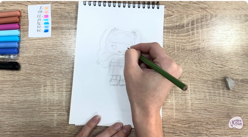 Рисуем Рори Блуберри