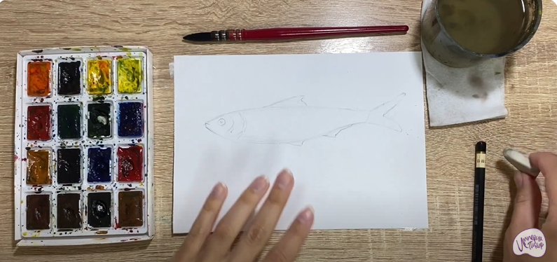 Рисуем Салака