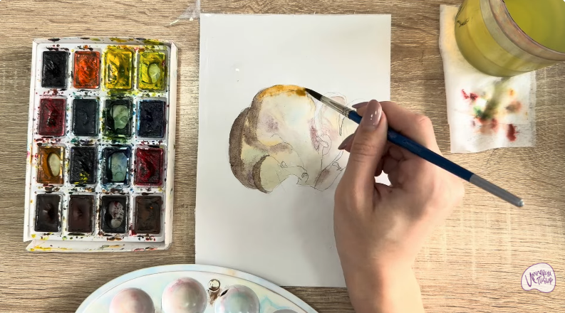 Рисуем Вешенки