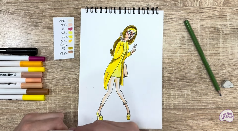 Рисуем Хани Лемон из "Город героев"