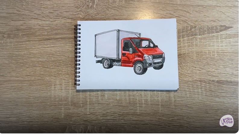 Рисуем Газель