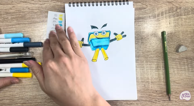 Рисуем Мозг из "Живой гараж"