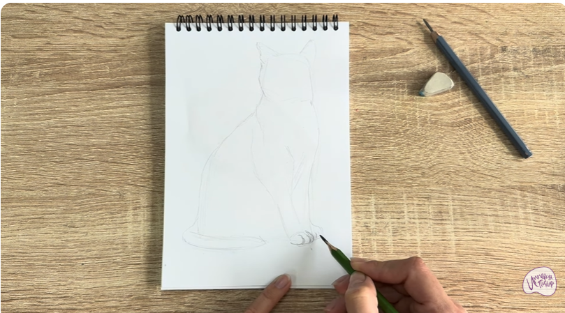 Рисуем Бурманский кот Рисуем Бурманский кот