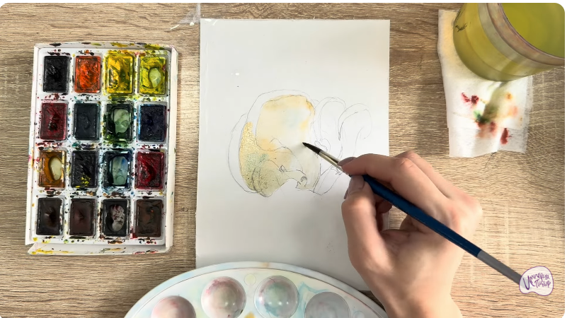 Рисуем Вешенки