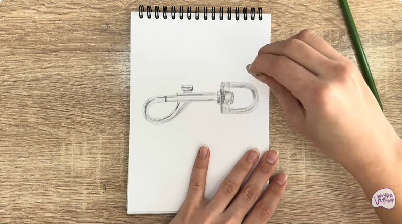 Рисуем Зацепной карабин