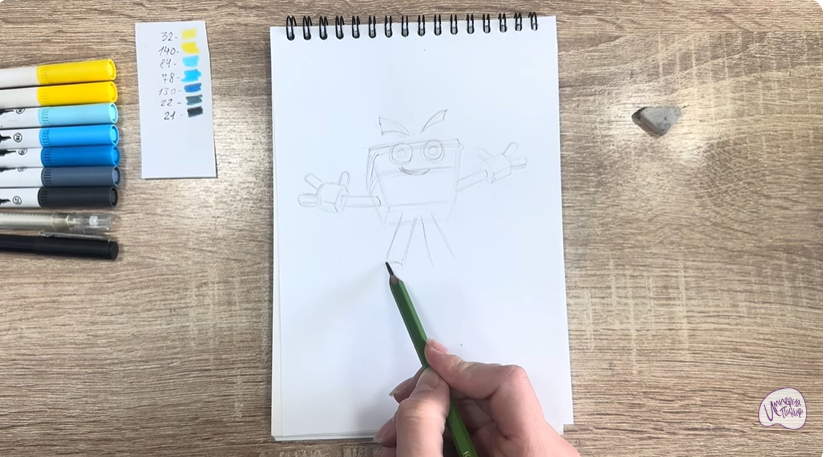 Рисуем Мозг из "Живой гараж"