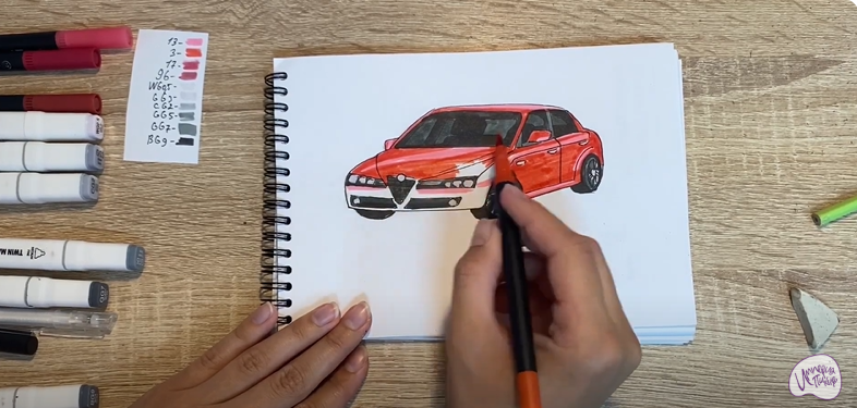 Рисуем Alfa Romeo