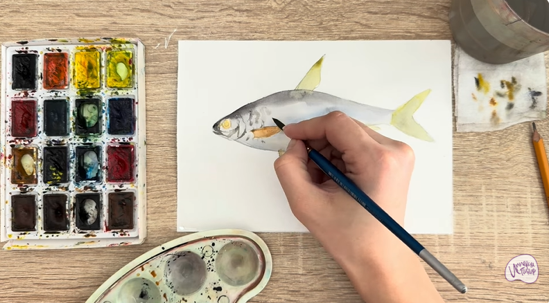 Рисуем Белоглазка