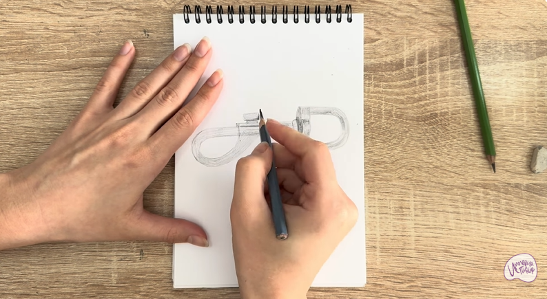 Рисуем Зацепной карабин