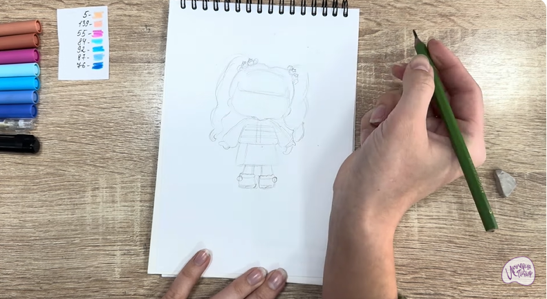 Рисуем Рори Блуберри