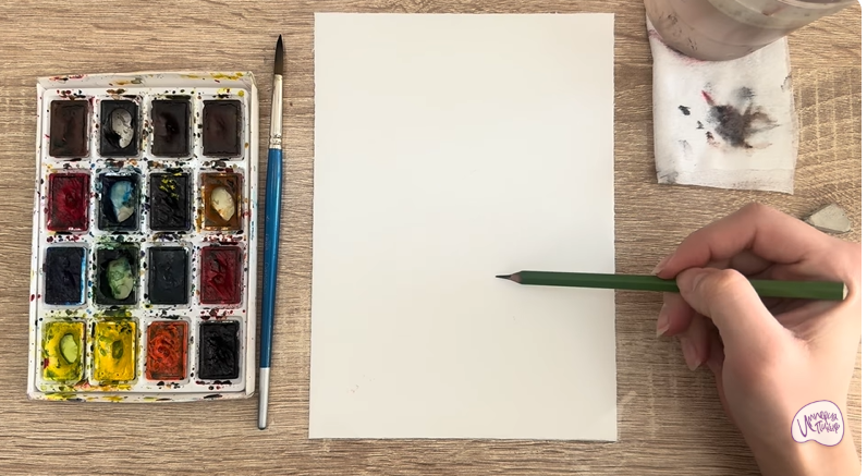 Рисуем Обыкновенная чечётка