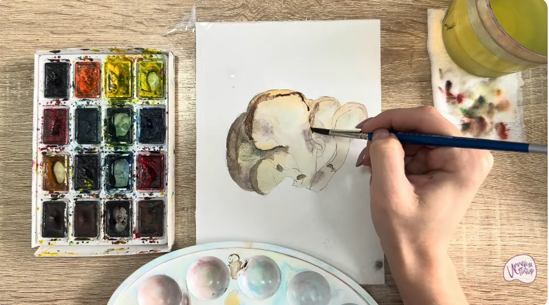 Рисуем Вешенки