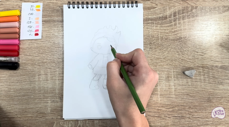 Рисуем Эмбер Синнамон