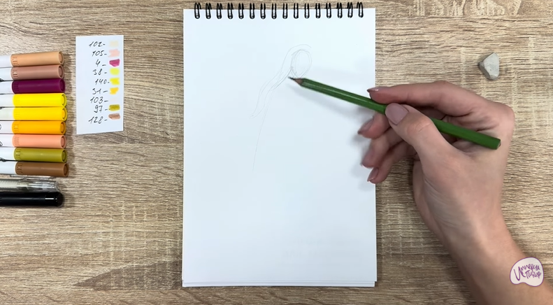 Рисуем Хани Лемон из "Город героев"