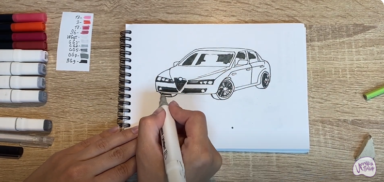 Рисуем Alfa Romeo