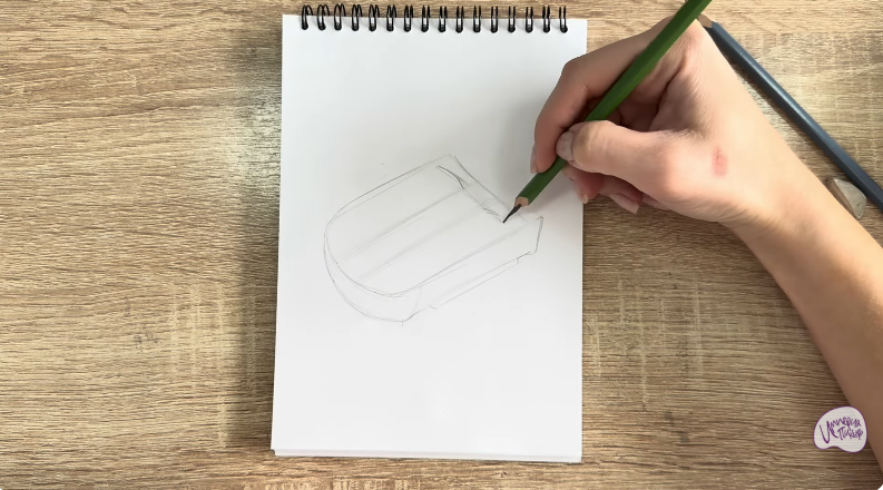 Рисуем Педаль велосипеда