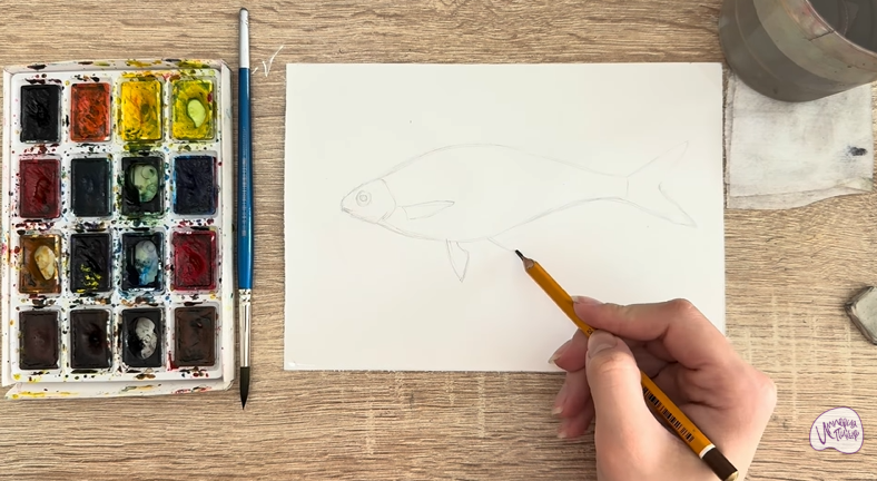 Рисуем Белоглазка