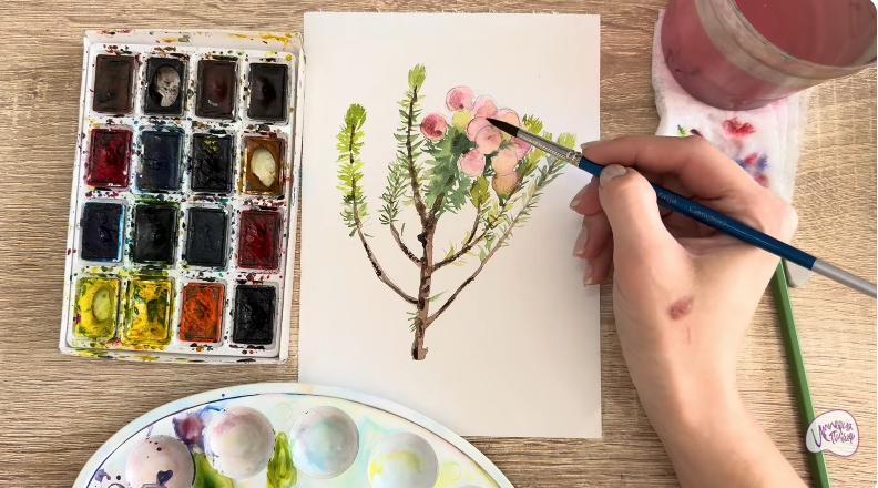 Рисуем Берцелия