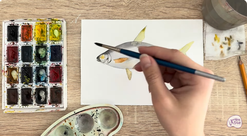 Рисуем Белоглазка