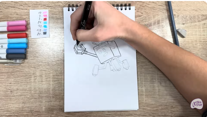 Рисуем Тяга из "Живой гараж"