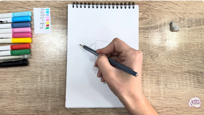 Рисуем Рем из "Живой гараж"