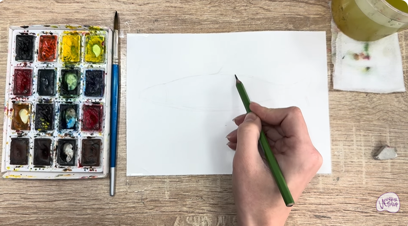 Рисуем Подуст