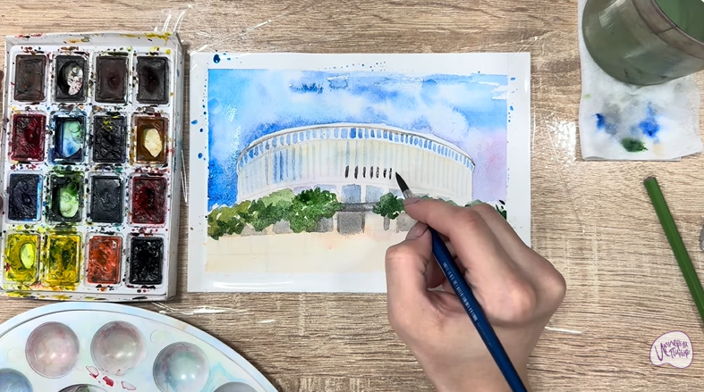 Рисуем Стадион Краснодар