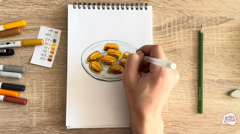 Рисуем Десерт "Тулумба"