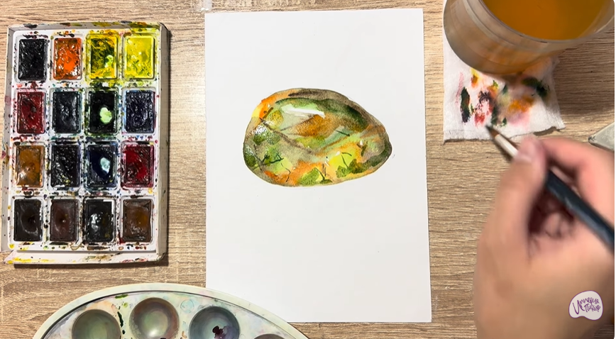 Рисуем Аммолит