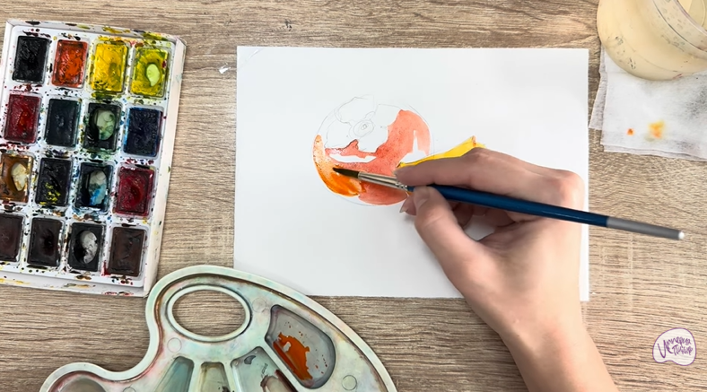 Рисуем Хурма