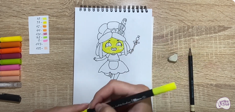 Рисуем Злата из "Семь Королевств"