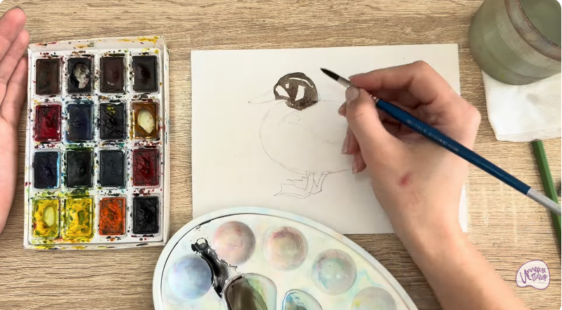 Рисуем Чирок-клоктун