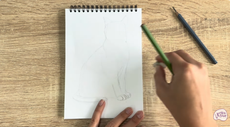 Рисуем Бурманский кот Рисуем Бурманский кот