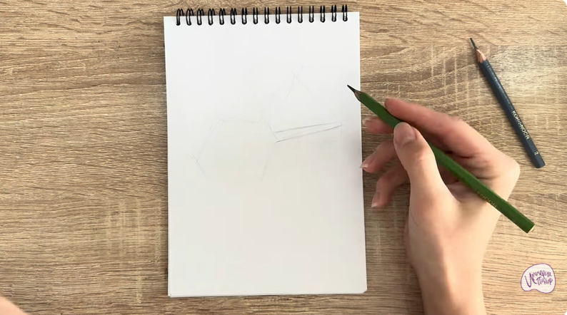 Рисуем Пластиковый зажим