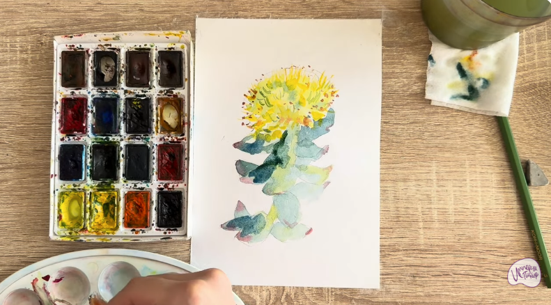 Рисуем Радиола розовая