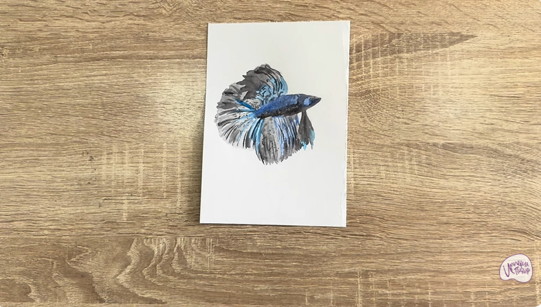 Рисуем Рыба петушок