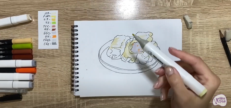 Рисуем Голубцы
