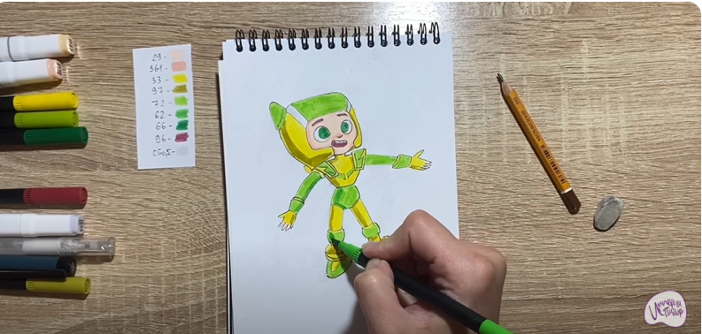 Рисуем Флай из "Геройчики"