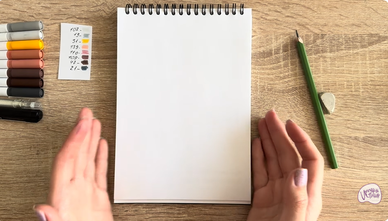 Рисуем Морис из "Мадагаскар"