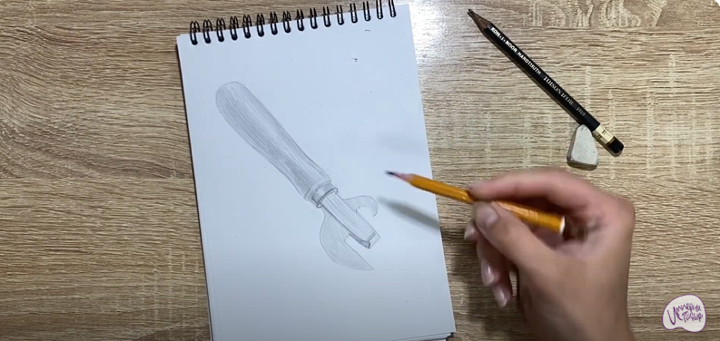 Рисуем Консервный нож