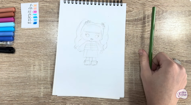 Рисуем Рори Блуберри